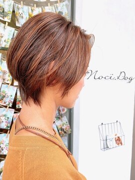 ノチ(Noci) 【志治幸佳】頭の形がきれいに見えるひし形ショート/3Dカラー