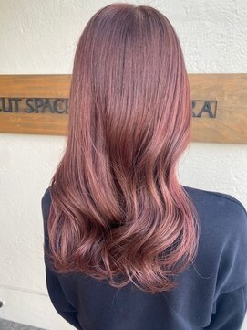 カットスペース アンリササラ ピンクブラウン