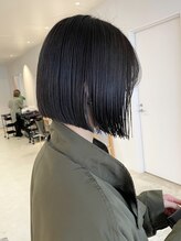 【ブリーチなし】ダークグレージュカラー