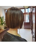 ぷつっとラインボブ/似合わせカット/ヘッドスパが人気/函館