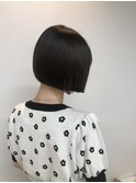 ぱつっとボブ