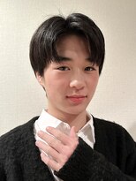 フイ 代々木(Hui)&nbsp;メンズ/アップバング/ツーブロックマッシュ/束感ショート波巻き