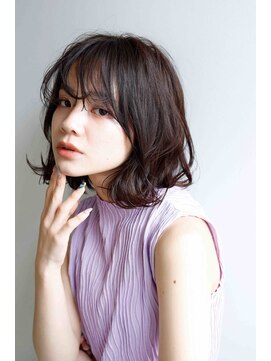 ナンバー イル デュッカ 札幌(N° il duca) アレンジ自在♪柔らかボブスタイル/艶カラー