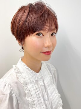 エアー 横浜(AIR) 【長谷川】ピンクベージュマッシュ