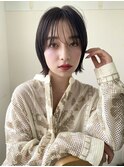 切りっぱなしボブ
