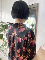 ユニ(uni)&nbsp;ミニボブ/切りっぱなしボブ/黒髪ボブ/20代/30代/40代