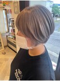 ショート★ホワイトグレージュ