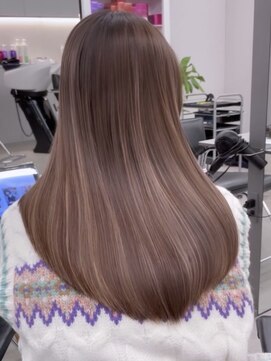 ジルブラン(JIL BLAN) ハイライトバレイヤージュダブルカラー20代30代40代グレージュ