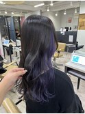 インナーダークラベンダーネイビー紫アメジスト所沢