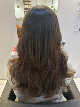 リー 四ツ橋(Lee) 【kanna】コテ巻き風パーマ