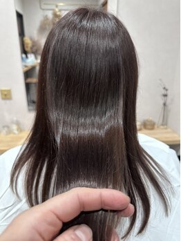 ルゴラ(lugola)の写真/《髪質改善/駅家》髪に柔らかさと艶を与える”メテオカラー”導入。艶髪が続くより美しい髪質へ導きます。