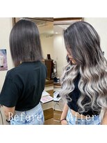 ARビューティー ギンザ(AR Beauty Ginza)&nbsp;ホワイトシルバー#シールエクステ#バレイヤージュ#韓国#銀座