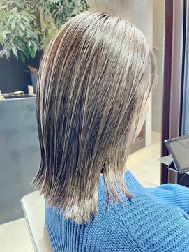 グラム バイ レイエレガンス(glam by REIELEGANCE) ロブstyleハイライトベージュ