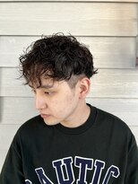 スタンドバーバー 柏(STAND BARBER)&nbsp;ダークアッシュ/アッシュブラック/カルマパーマ/ベリーショート