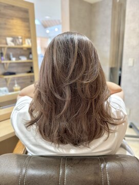 ジールサロン 阿見店(ZEAL SALON) ミディアムレイヤーカット