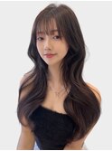 小顔似合わせカットくびレイヤーエモージュ大人可愛い
