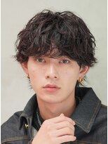 レタッチ バイ フィフス 天神大名(RETOUCH by fifth)&nbsp;シャドウパーマスパイラルパーマツーブロックメンズパーマ束感