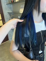 リトン(reton) インナーカラー×ブルーカラー