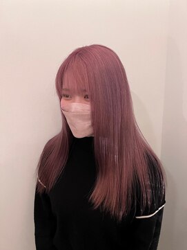 ニュイ 高槻 阪急茨木店(nui) 黒髪ボブルフネビージュ小顔ワンレンスペインカール