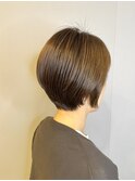 "20代30代大人可愛い★小顔ボブ丸みショートウルフカット