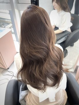 ジエクト カナウ(The Ect canow) 【透明感カラー×レイヤーカット】姫カットレイヤー/ベージュ