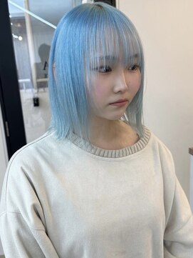 ヴェルデ(Verde) 水色カラー 水色 ブルーカラー ケアブリーチ