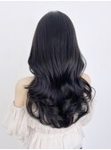 ロングくびれヘア美髪韓国ヘア顔周りレイヤー_ba516143