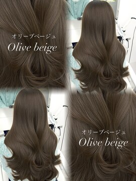 アマトウキョウスマートサロン(AMA TOKYO×Smart Salon) 韓国ヘア　透明感カラー　オリーブ