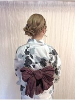 パズードコー(PSSD-CO.+5) 浴衣ヘアセット アレンジ 三つ編み 編み込み