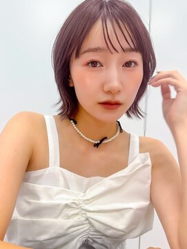 ソア 並木坂(Soa) 韓国ボブ/シースルー/タッセルボブ/透明感カラー/Minori