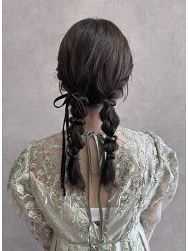 グローバルヘアー バランス(global hair BALANCE) 10代20代30代/ヘアセット/結婚式ヘア/ツインアレンジ