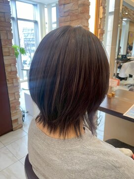 ルページ 千葉(lpage) 髪質改善/顔周りレイヤーカット/グレージュ[千葉/千葉駅]