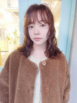 スーハ 恵比寿(SUUHA)&nbsp;外国人くせ毛風大人おしゃれ甘めプードルパーマハイトーンカラー