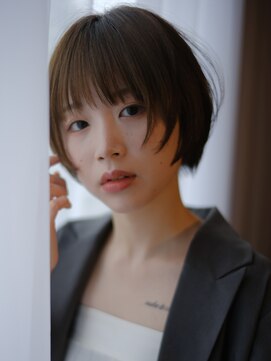 ピークアブー 原宿ハラカド(PEEK-A-BOO) くせ毛癖毛多毛顔周り小顔レイヤー前上がりスッキリ柔らか前髪