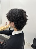 海外くせ毛風パーマ