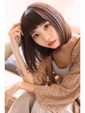 モナ 髪質改善(MONA) 【MONA】ボブ/ショコラブラウン/くすみカラー