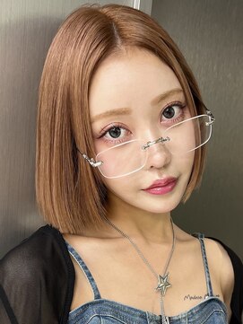 イキ 表参道(iki omotesando) 韓国風ショートボブ/ブリーチカラー