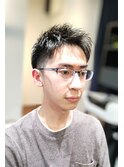 アップバングスタイル