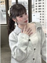 ボタン ハカタ(VOTAN hakata)&nbsp;グレージュ／ブリーチなしグレージュ/レイヤーカット
