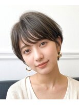 アドラーブル ココロ 新潟(adorable CoCoLo) 大人女子韓国風くびれショート×透明感グレージュ