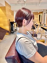 アーティクル(Article)&nbsp;【Article 二子玉川】30代40代50代艶感ワインレッド大人ショート