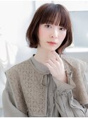 大人ショートヘア/小顔カット/小顔ボブ/透明感/20代/30代/40代g