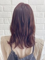 インデックスヘアーユー 錦糸町店(in'dex hair - U)&nbsp;ピンクベージュダブルカラーインナーカラーケアブリーチ錦糸町