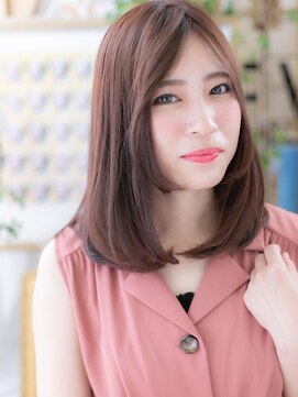 カバーヘア ブリス 戸田公園西口店(COVER HAIR bliss) *bliss戸田公園*ミディアムセンターパートやわらかワンカールa