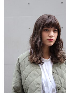 ブークル(boucle) 毛先外ハネ小顔パーマスタイル