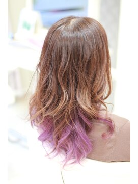 エフエフヘアー(ff hair) back style☆インナーカラーvol.358