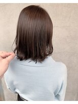 ルブランヘアギャラリー(Le blanc hair gallery) 切りっぱなしボブ×アッシュミント