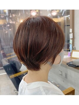 シエル 松山店(CIEL) すっきりショート×ピンクブラウン