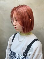 マッシュ キタホリエ(MASHU KITAHORIE) pink orange color