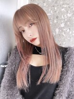 サンク 原宿 表参道(cinq)&nbsp;ミルクティーベージュダブルカラーインナーカラーケアブリーチ